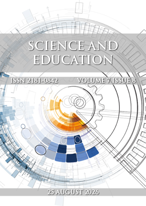 					View Vol. 7 No. 8 (2026): Science and Education
				